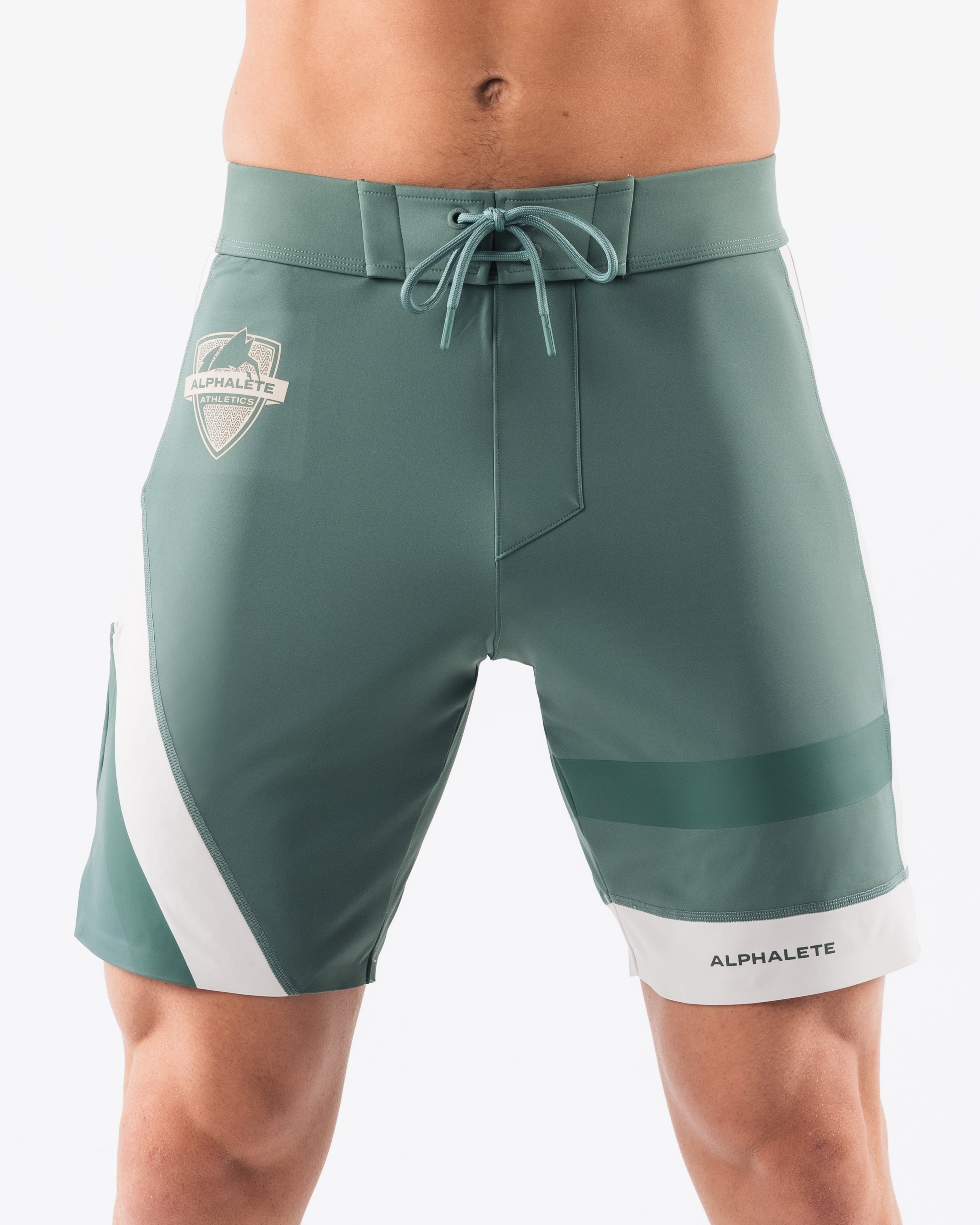 Aztec Boardshort - Sage Linen – Alphalete Athletics
