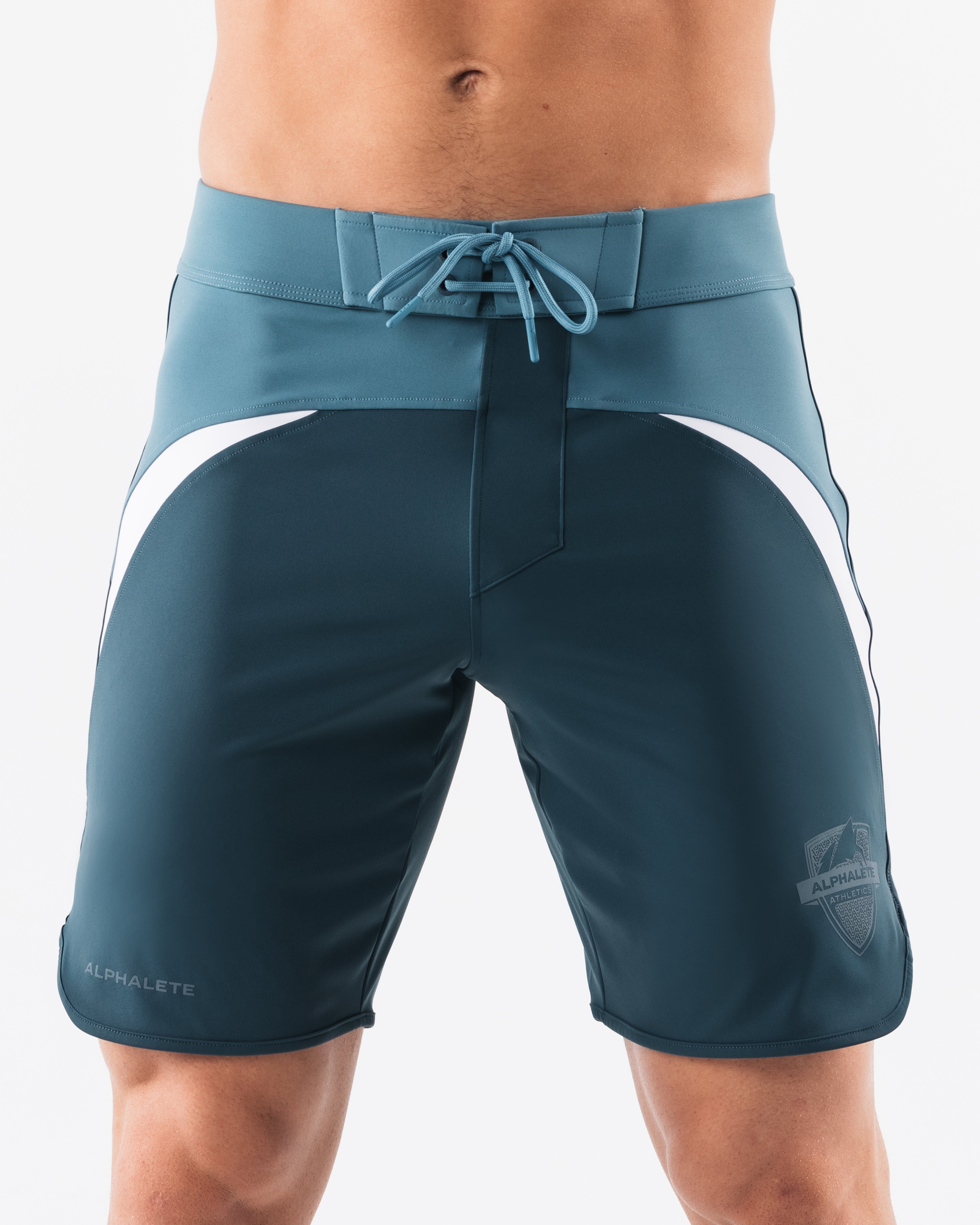 Crescent Boardshort - Slate Blue – Alphalete Athletics