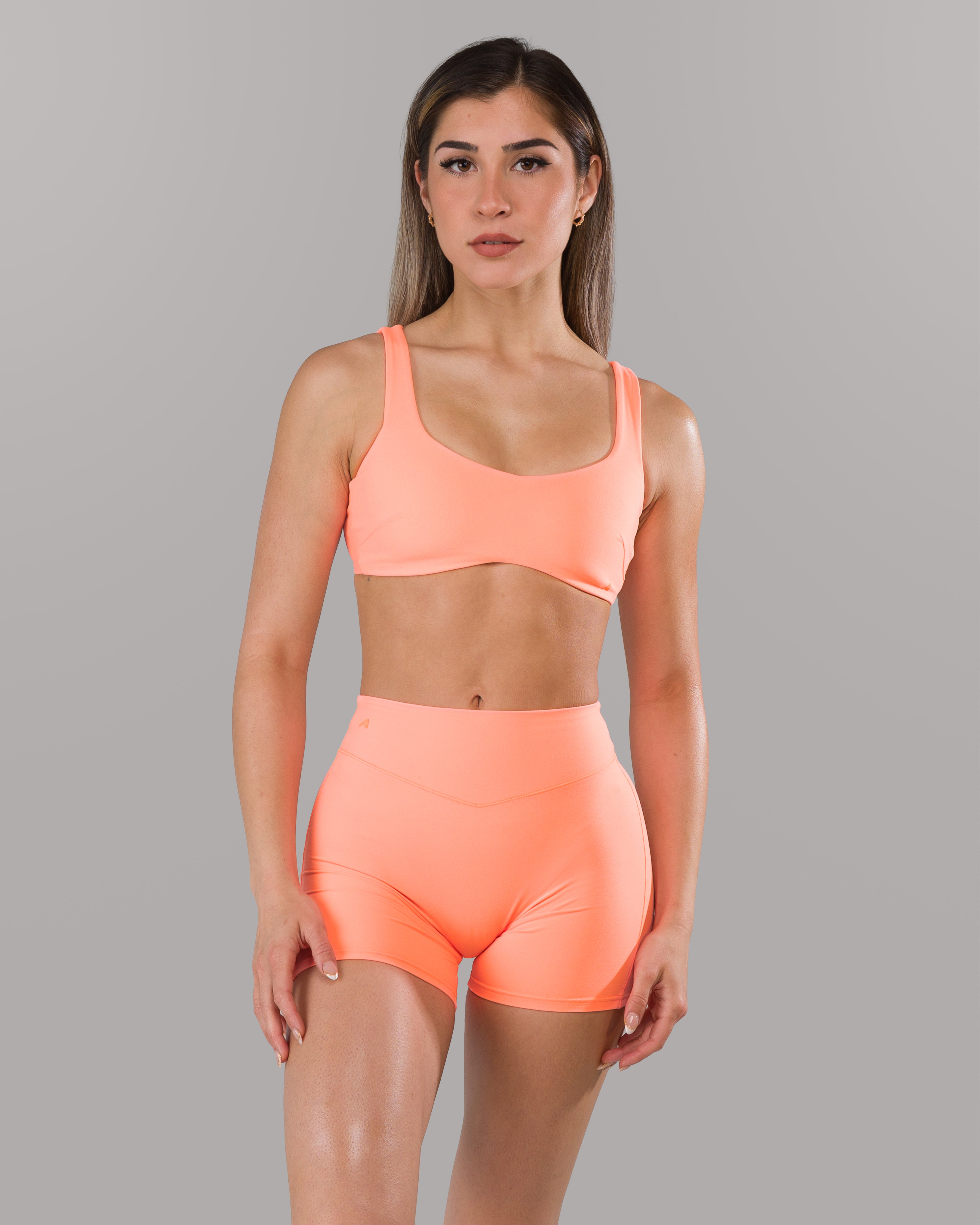 Lina Bra - Neon Coral – Alphalete Athletics