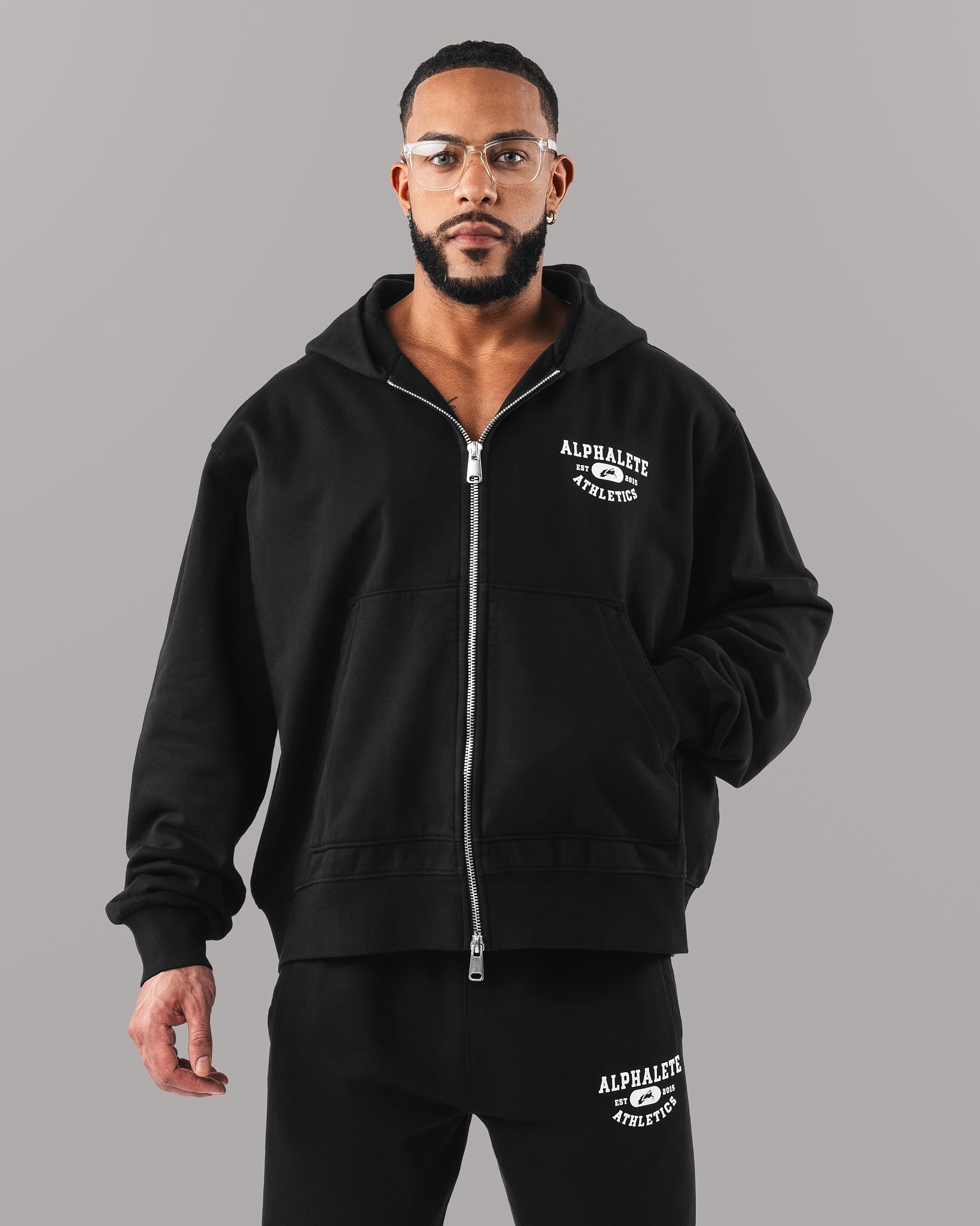 ATHLETTI Racer Quarter Zip - Black – Alphalete Athletics