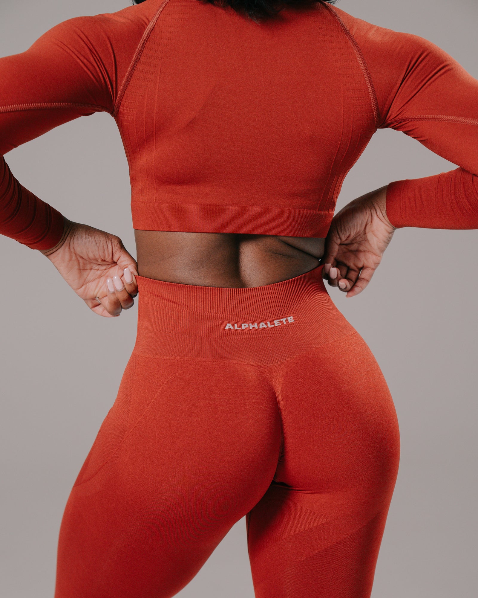 Revive High Rise Legging - Formula Red product media