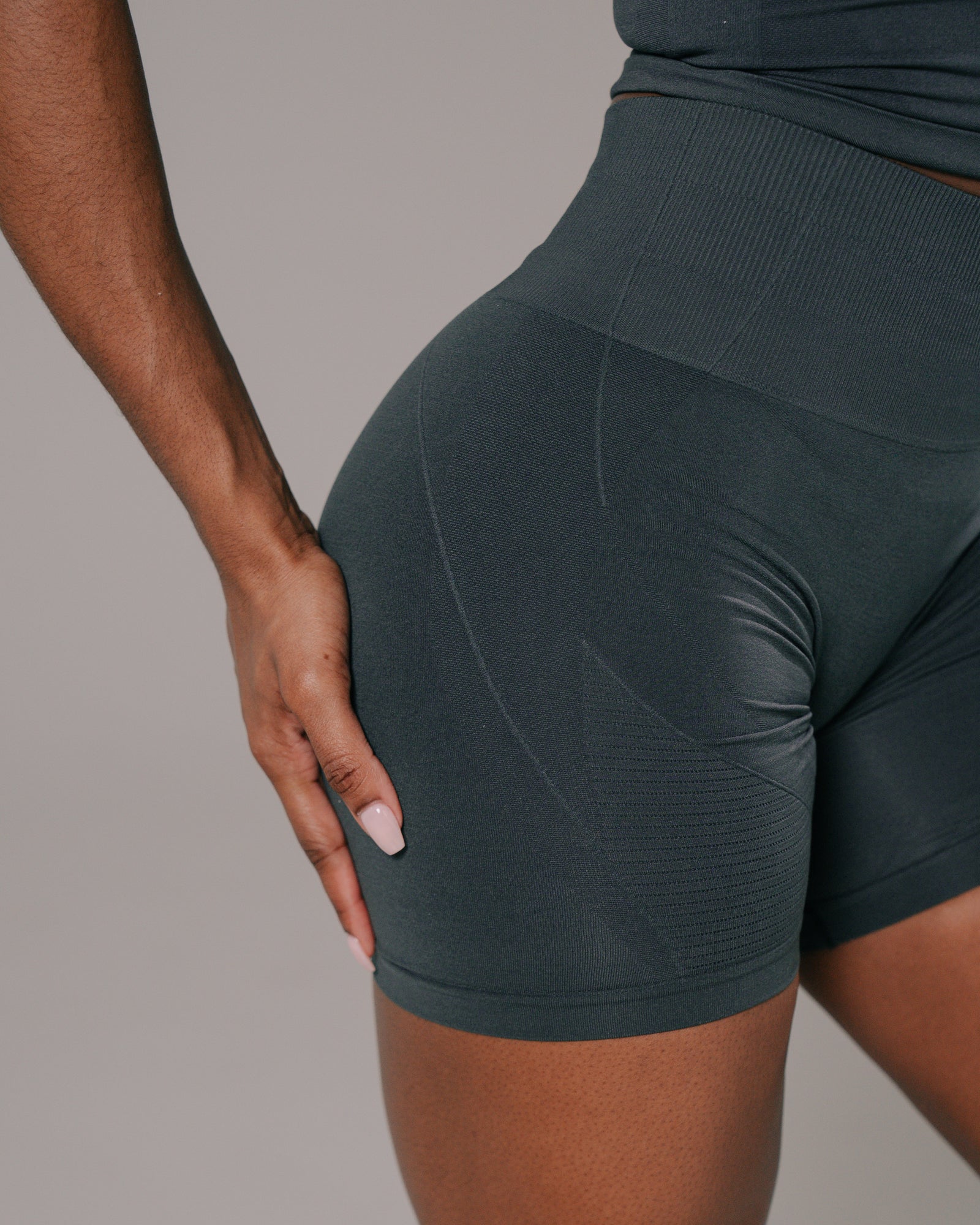 Revive High Rise Short - Coastal Blue product media