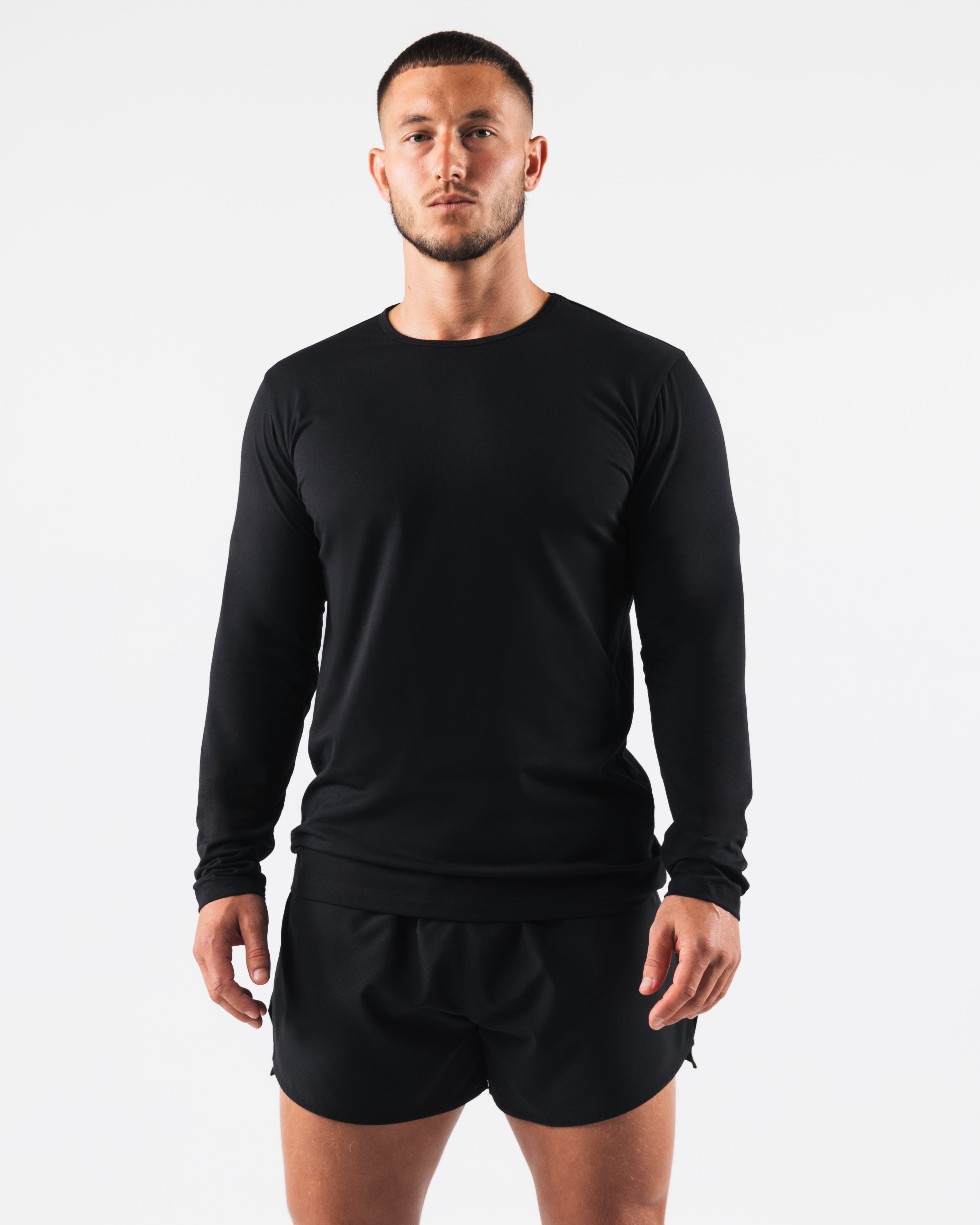 Zero Classic LS Tee 2pk - Black – Alphalete Athletics