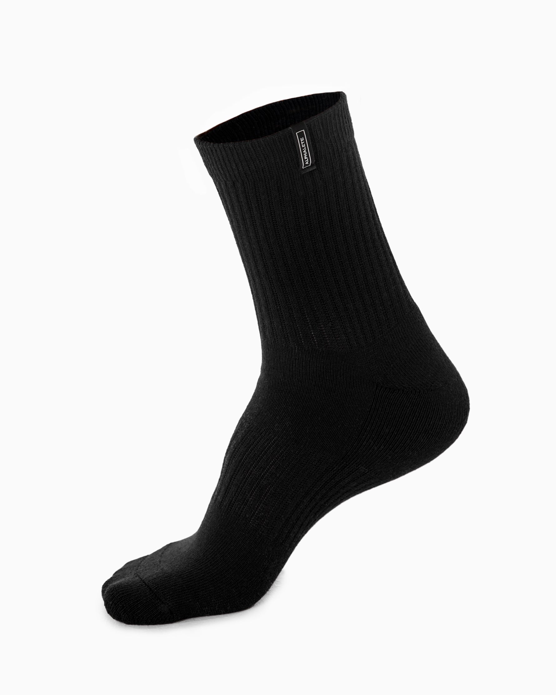 Union Crew Sock 3pk - Black