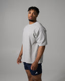 Alpha Tee - Med Heather Grey