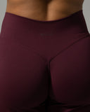 Aura Wide Leg Pant - Merlot