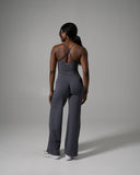 Aura Wide Leg Pant Long - Thunderstorm