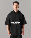 Alpha Layered Hoodie - Black