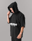 Alpha Layered Hoodie - Black