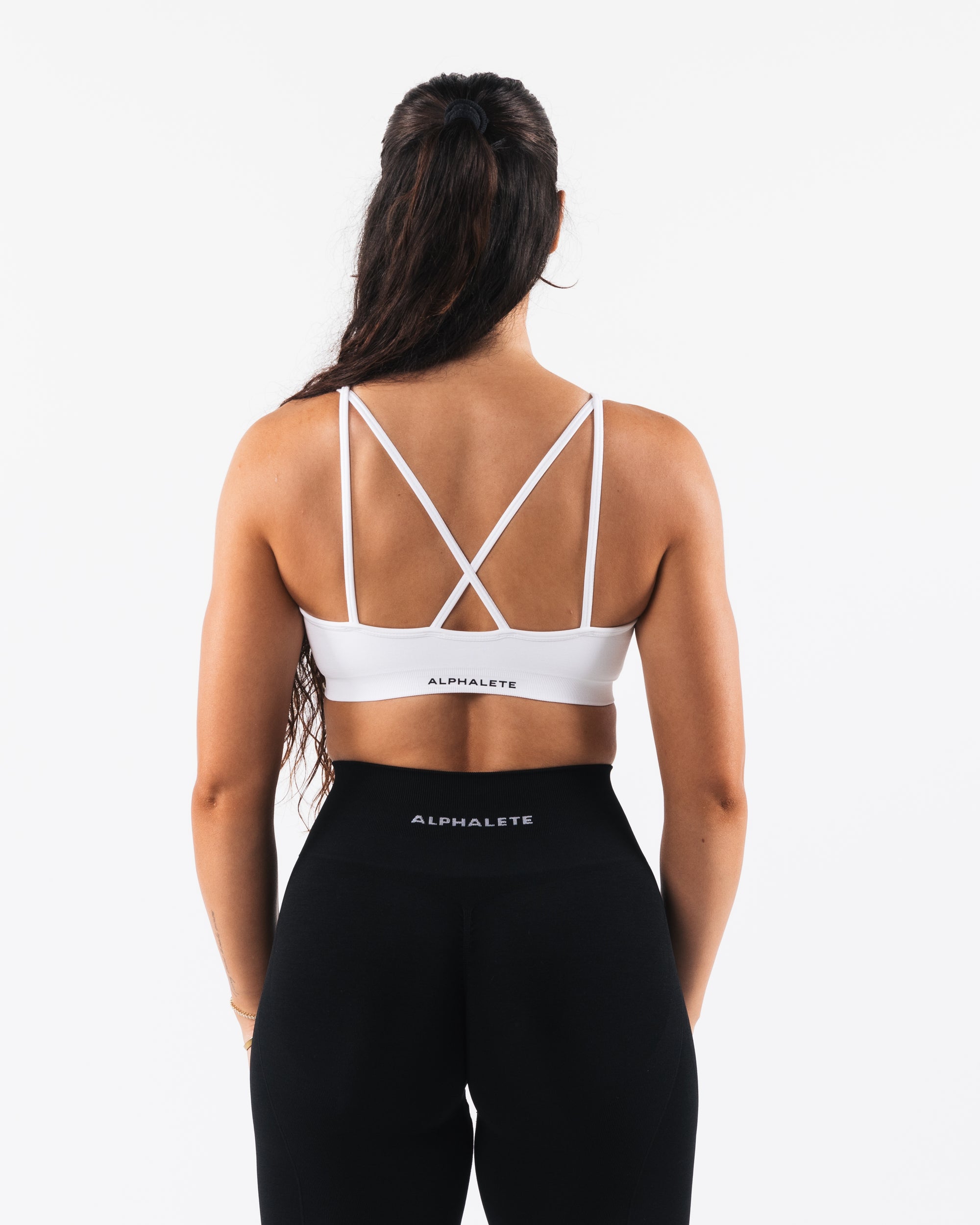 Alphalete hotsell Amplify Legging and Tri Sports Bra Set