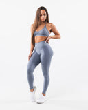 Amplify Halter Bra - Still Water