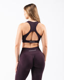 Amplify Contour Bra - Black Garnet