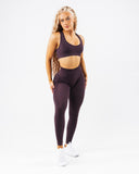 Amplify Contour Legging - Black Garnet