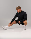 Racer Quarter Zip - Black