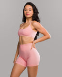 Amplify Open Back Bra - Rose