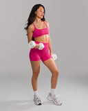 Amplify Open Back Bra - Bloom