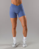 Wrap Mid Rise Short - Bluebonnet