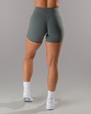 Wrap Mid Rise Short - Dark Navy