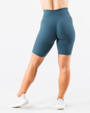 Aura Ultra-High Rise Biker Short - Glacial Lake