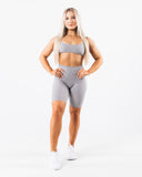 Aura Ultra-High Rise Biker Short - Smoke