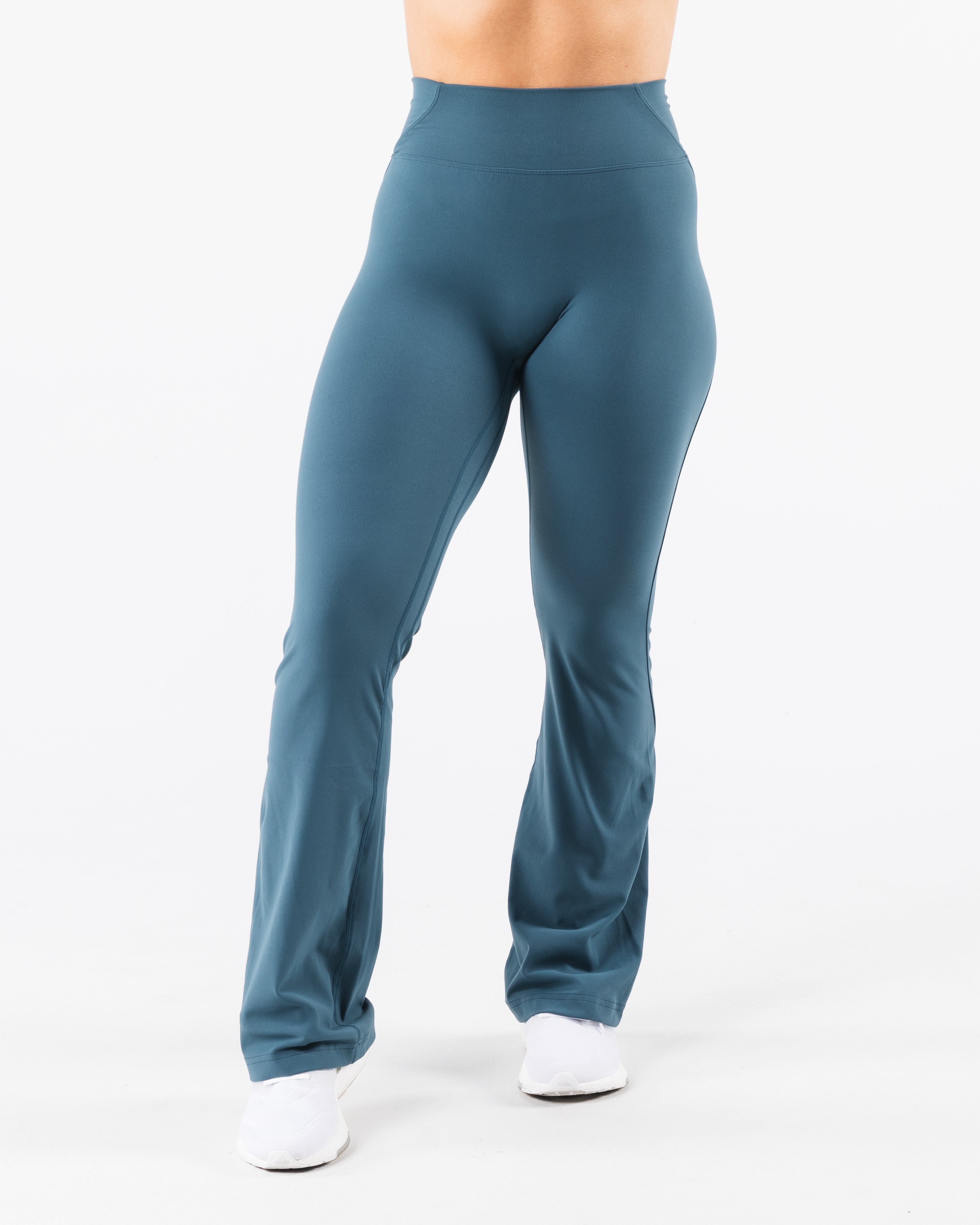 Aura Ultra-High Rise Flared Pant - Glacial Lake – Alphalete Athletics