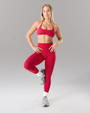 Aura Ultra-High Rise Legging - Scarlet
