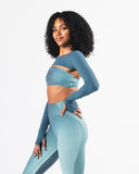 Aura Shrug LS - Glacial Lake