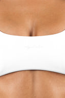 Aura Strappy Bra - White