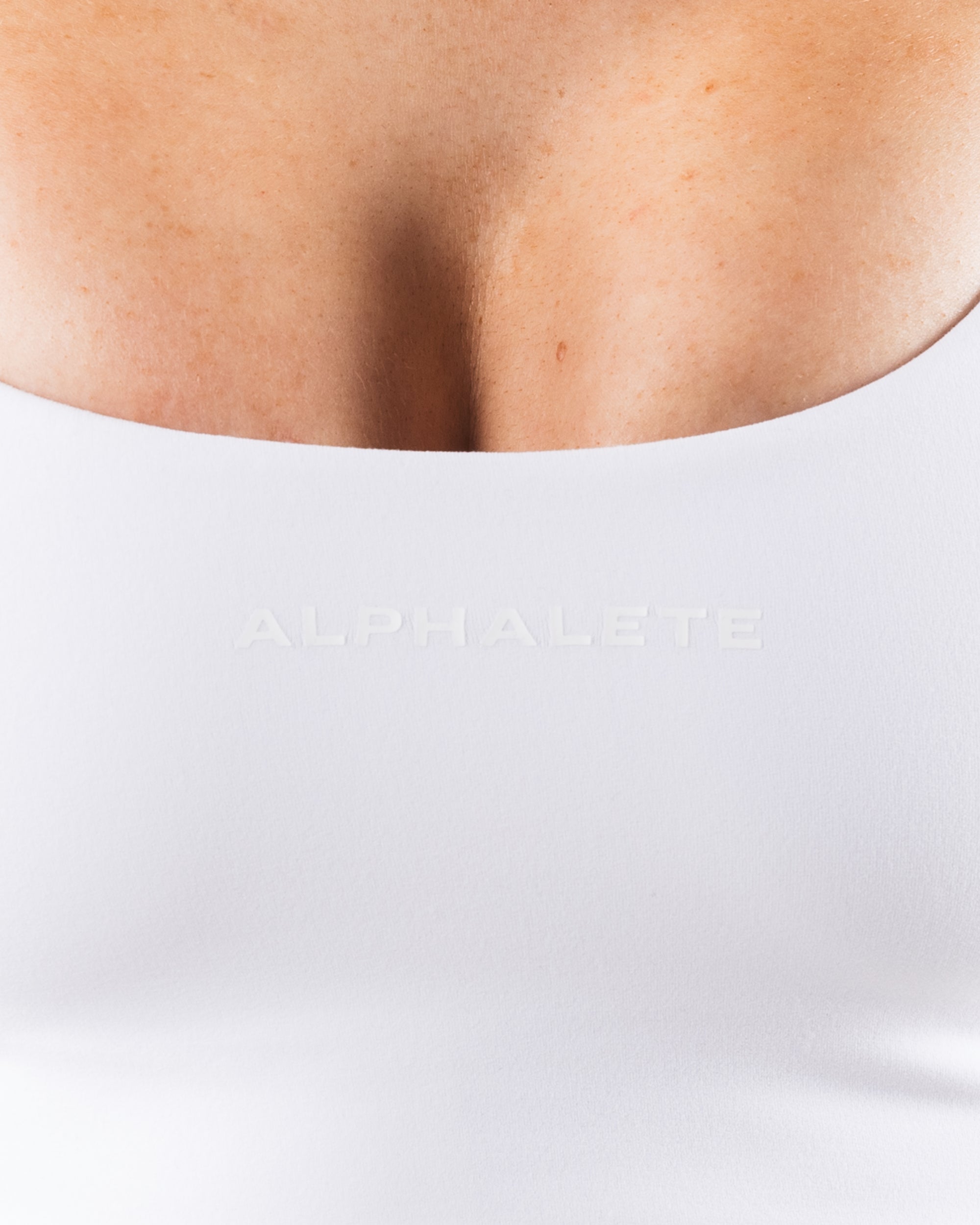 Aura Strappy Bra - Porcelain – Alphalete Athletics