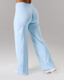 Aura Wide Leg Pant Regular - Powder Blue