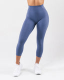 Aura Ultra-High Rise Capri - Dusty Blue