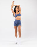 Aura Ultra-High Rise Short - Dusty Blue