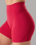 Aura Ultra-High Rise Short - Scarlet