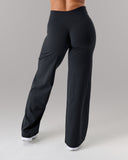 Aura Wide Leg Pant Regular - Black