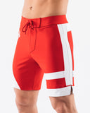 Aztec Boardshort - Crimson Coin