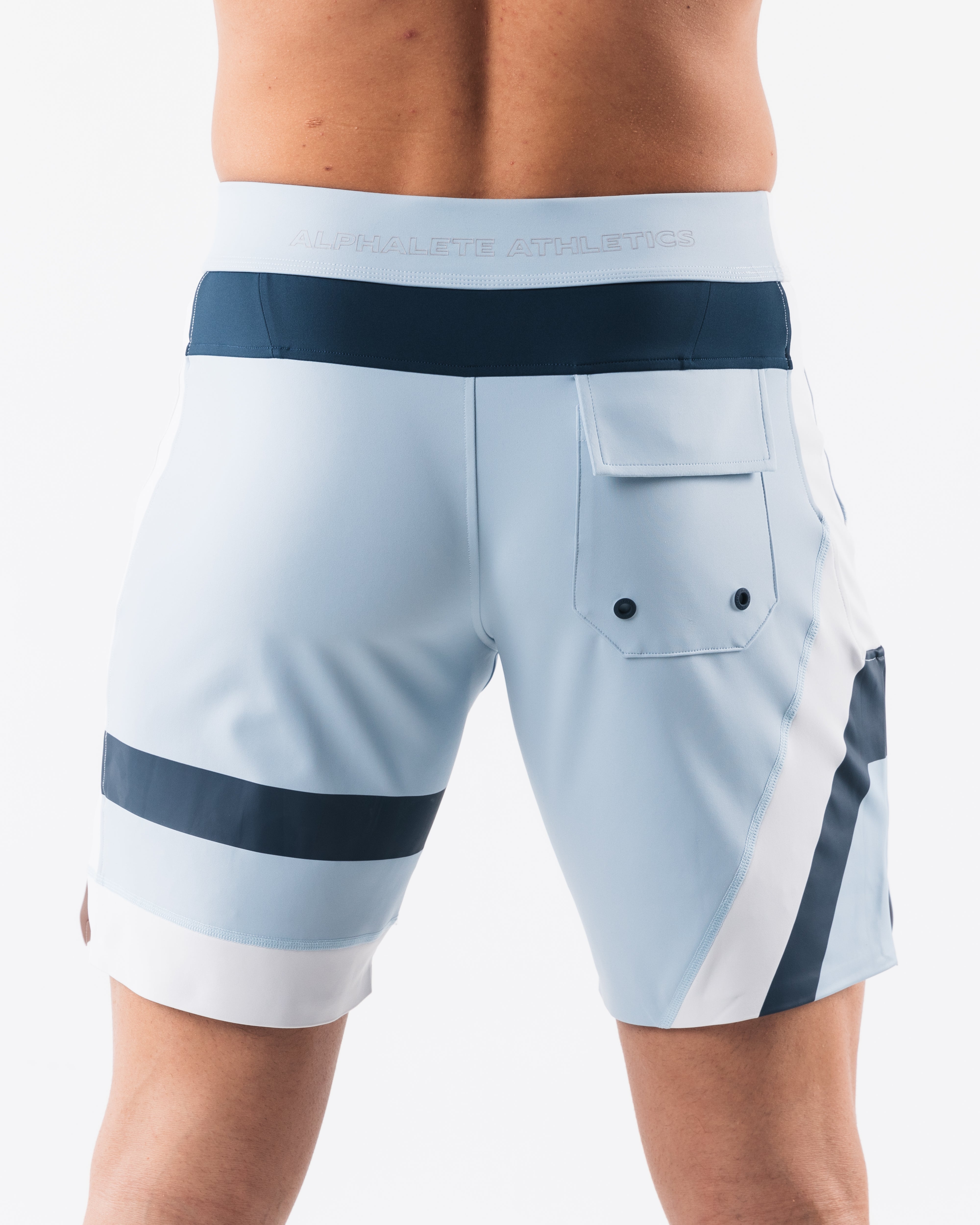 Aztec Boardshort - Navy Sky – Alphalete Athletics
