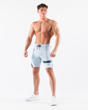 Aztec Boardshort - Navy Sky