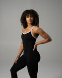 Crossed Push Tank - Black Contrast