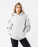 Core Stripe Hoodie - Heather Grey