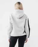 Core Stripe Hoodie - Heather Grey