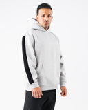 Core Stripe Hoodie - Heather Grey