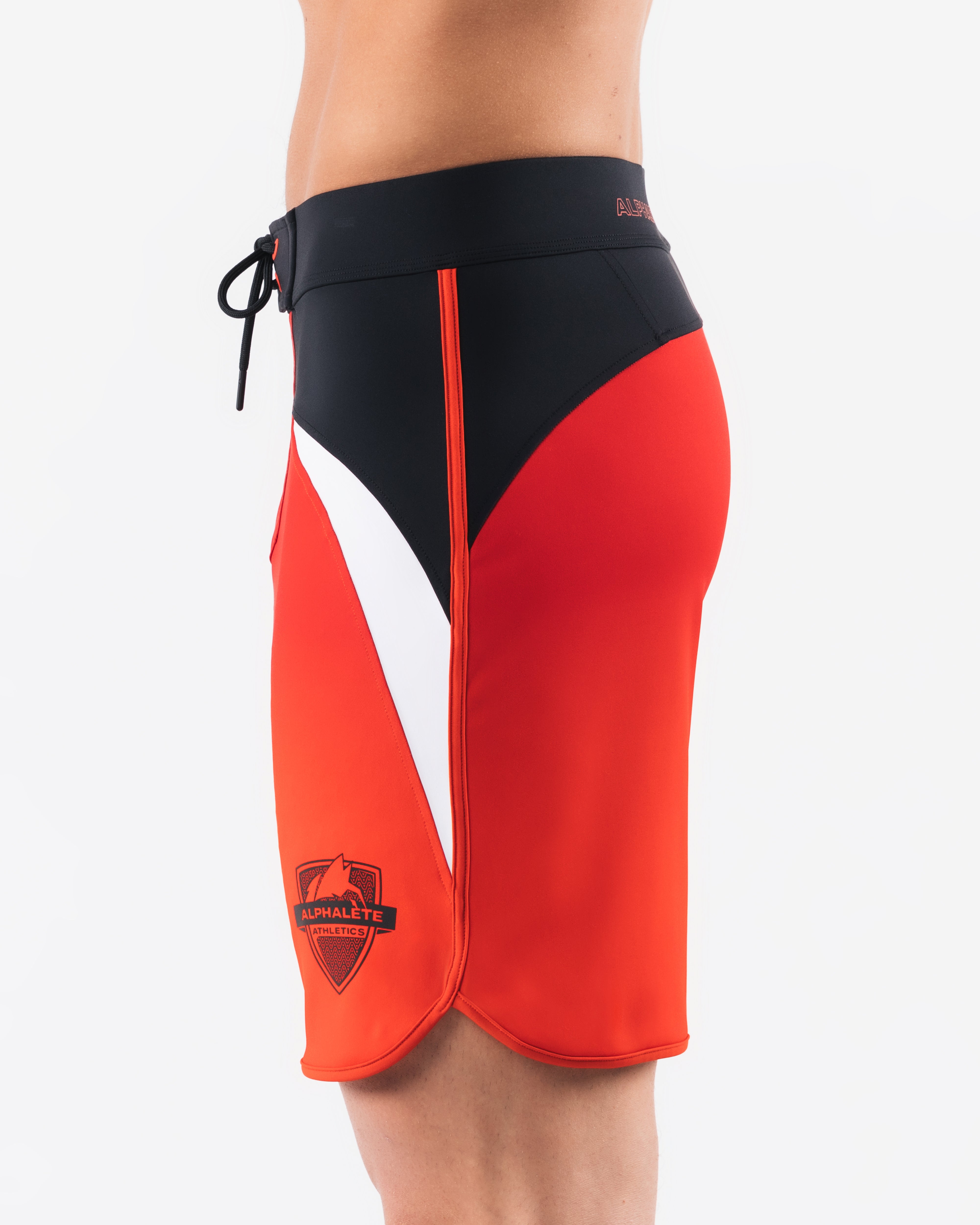 Crescent Boardshort - Crimson Rose – Alphalete Athletics
