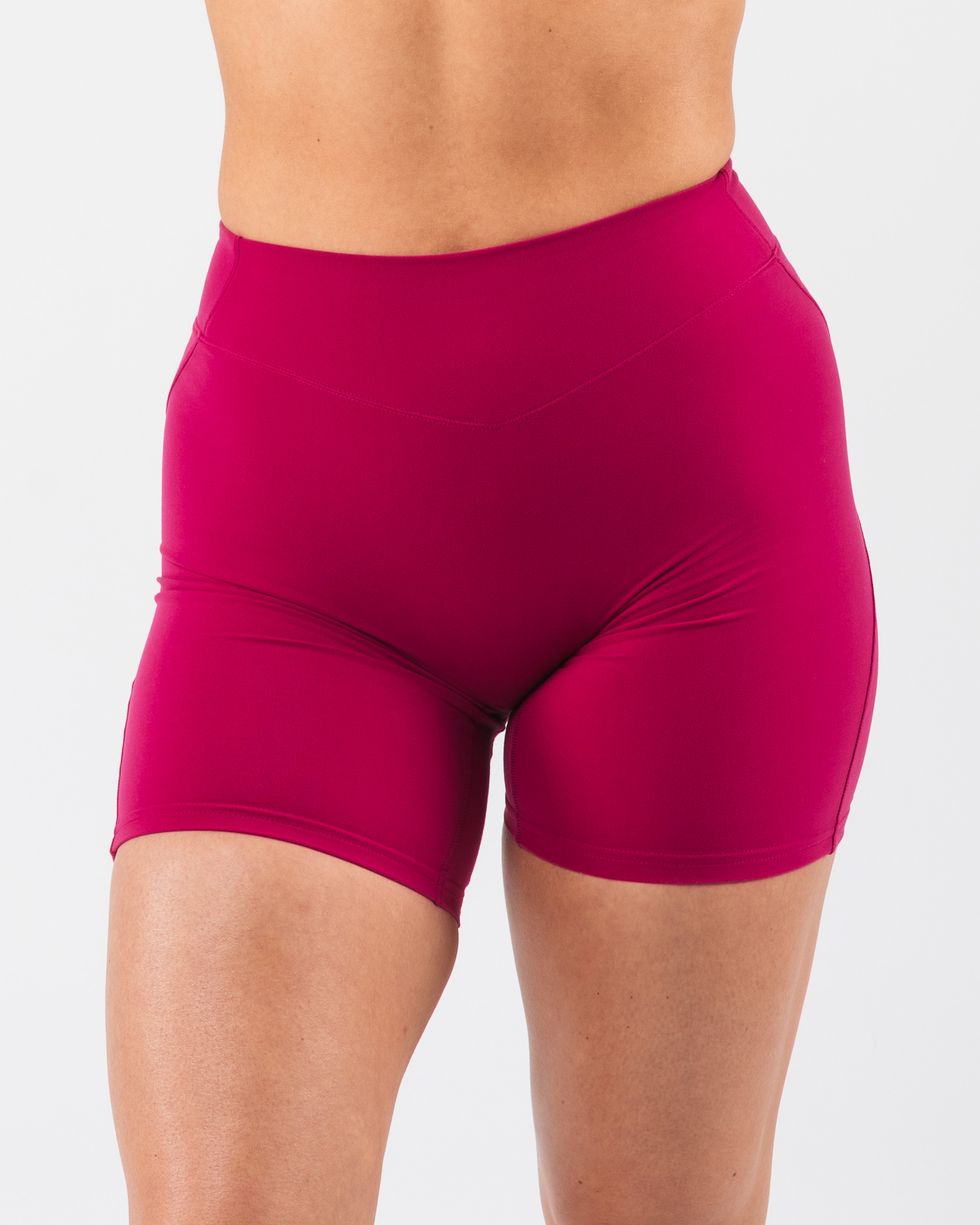 Everyday Core Mid Rise Biker Short - Berry – Alphalete Athletics