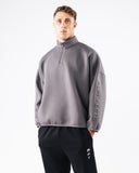 ELMTS Quarter Zip - Heather Cloud