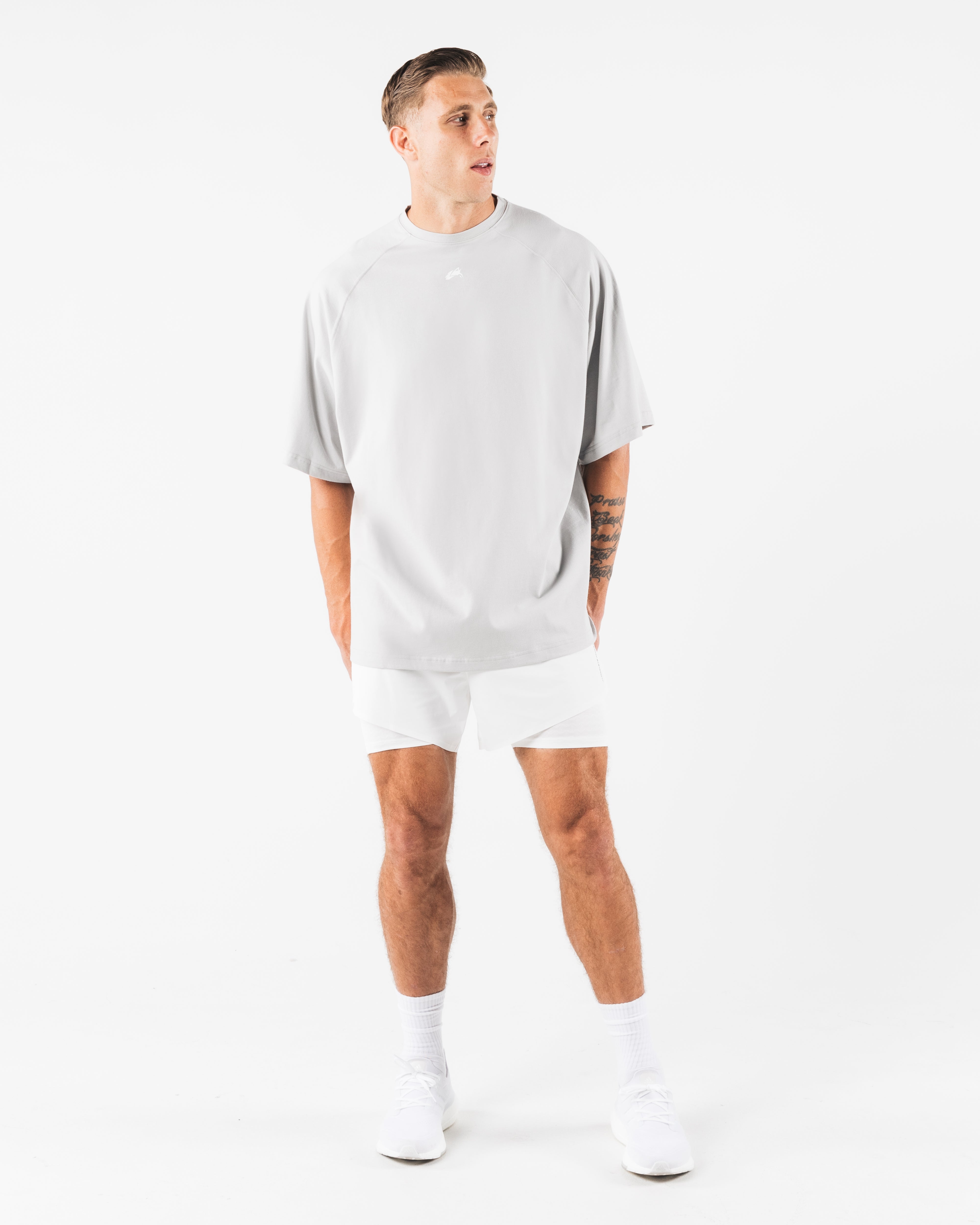 Flex Short - White – Alphalete Athletics