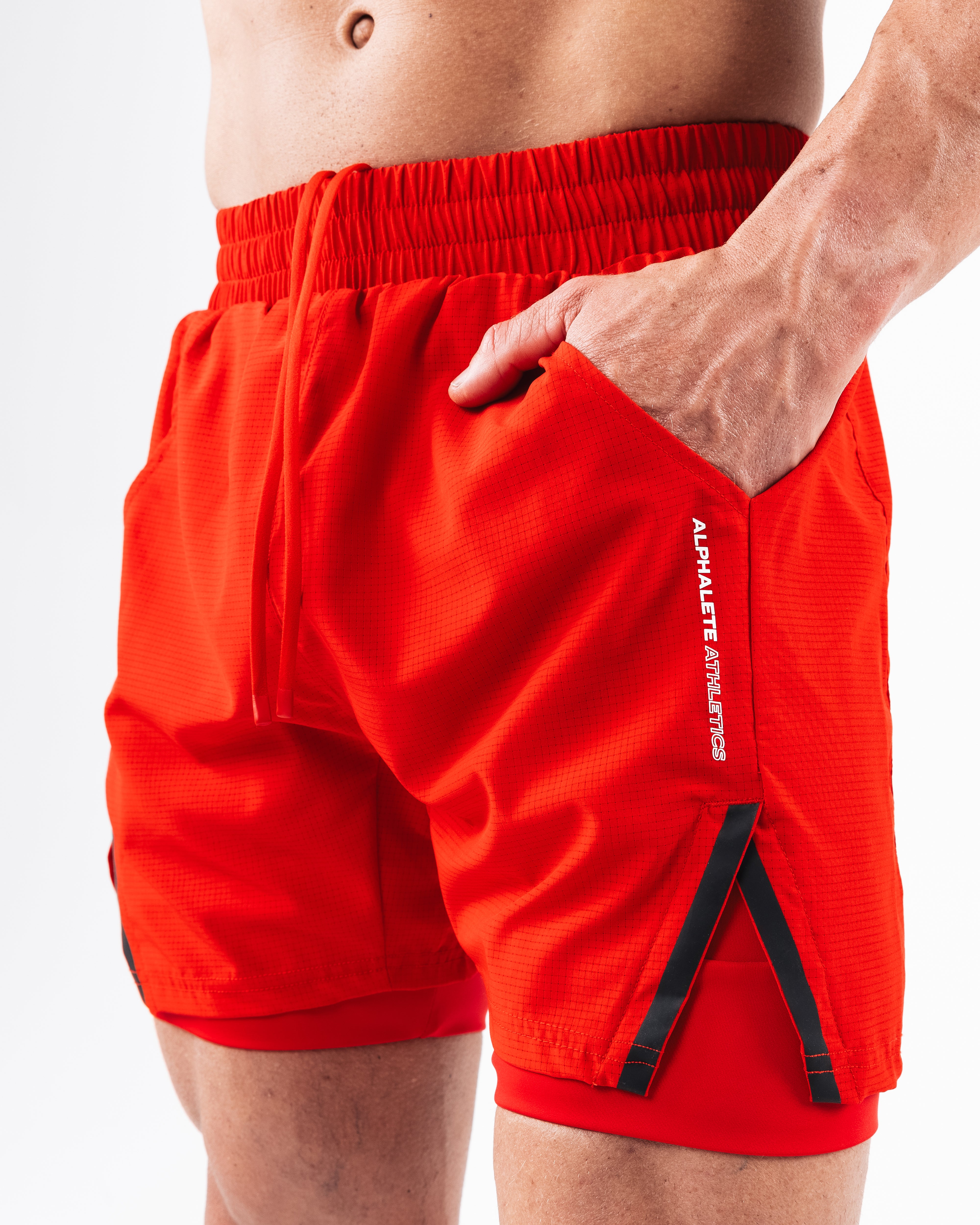 Infinity Short - Formula Red – Alphalete Athletics