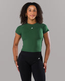 Icon Baby Tee - Court Green