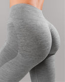 Pump Mid Rise Legging - Heather Grey