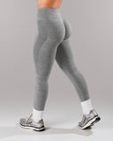 Pump Mid Rise Legging - Heather Grey