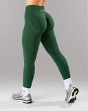 Pump Mid Rise Legging - Court Green